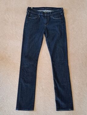 Citizens Of Humanity Ava Straight Leg Jeans   Blue Womens Size 29 Denim Low Rise